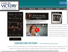 Tablet Screenshot of centerforvictory.com